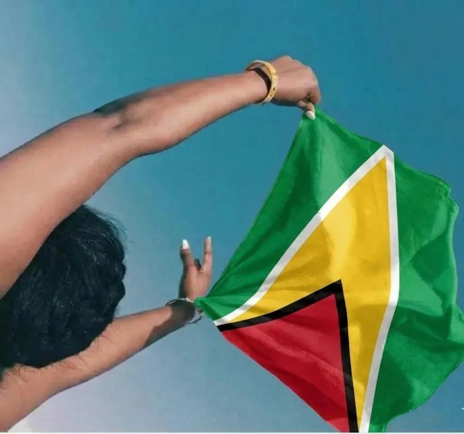 Guyana Flag Rally Towel - Irie Blues Boutique