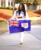 Anguilla Flag Double Sided Flag