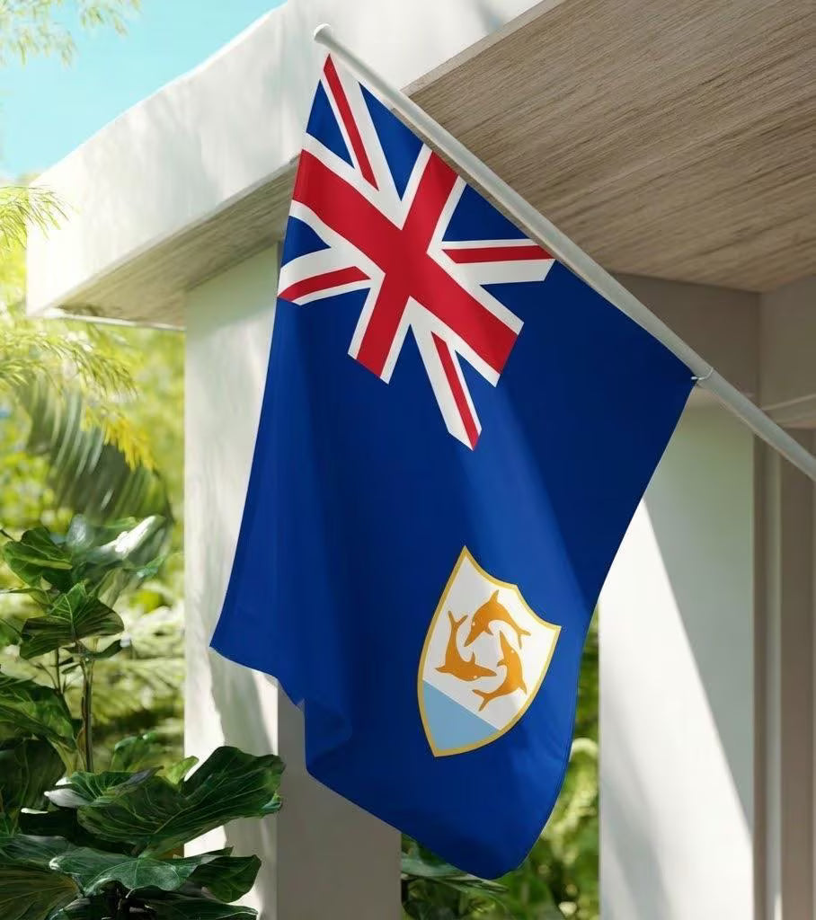 Anguilla Flag Double Sided Flag