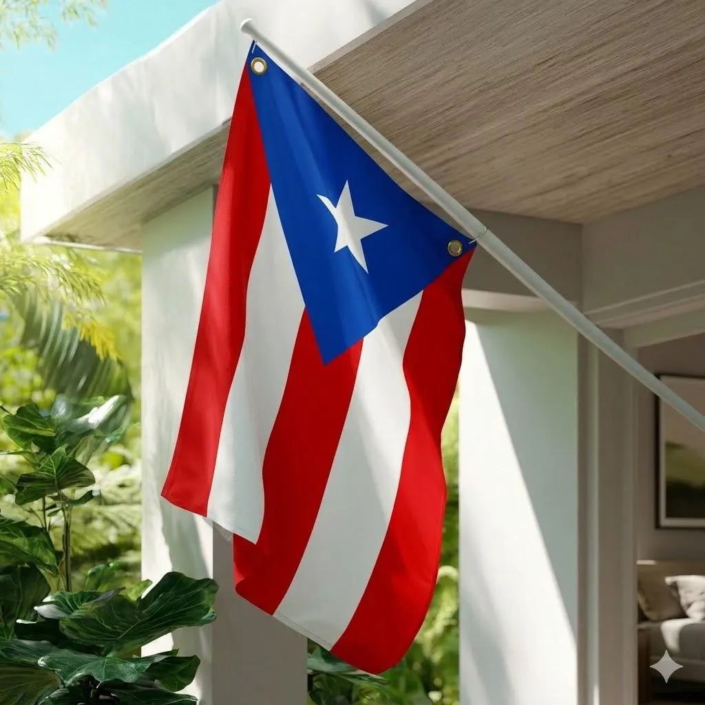 Puerto Rico Double Sided Flag