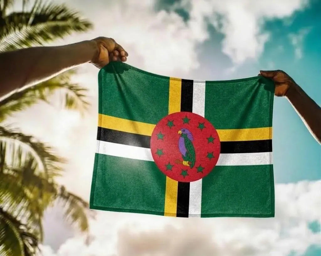 Dominica Flag Rally Towel - Irie Blues Boutique