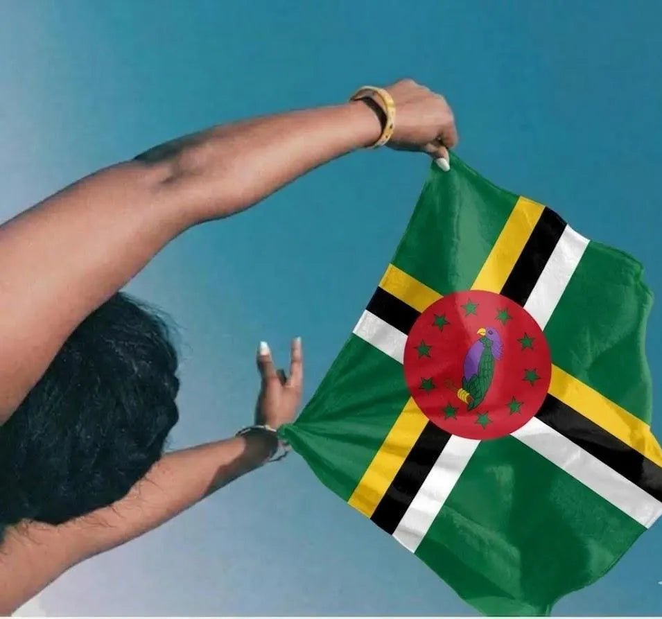 Dominica Flag Rally Towel - Irie Blues Boutique