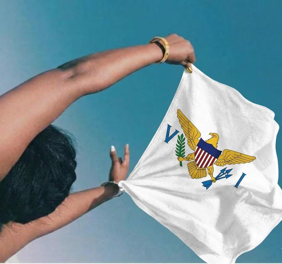 Virgin Islands Flag Rally Towel - Irie Blues Boutique