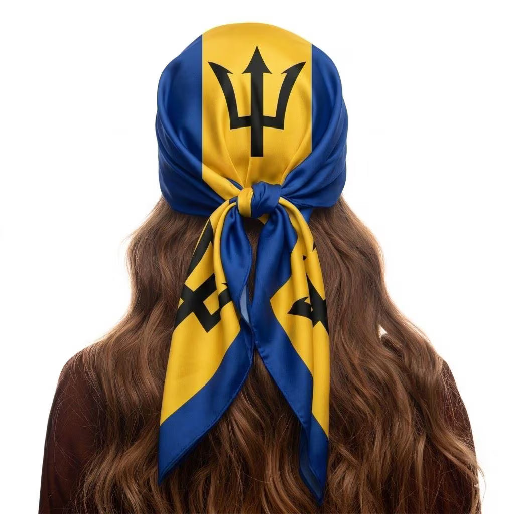 Barbados Flag Bandana - Irie Blues Boutique