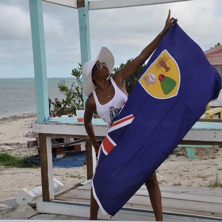 Turks & Caicos Flag Double Sided Flag