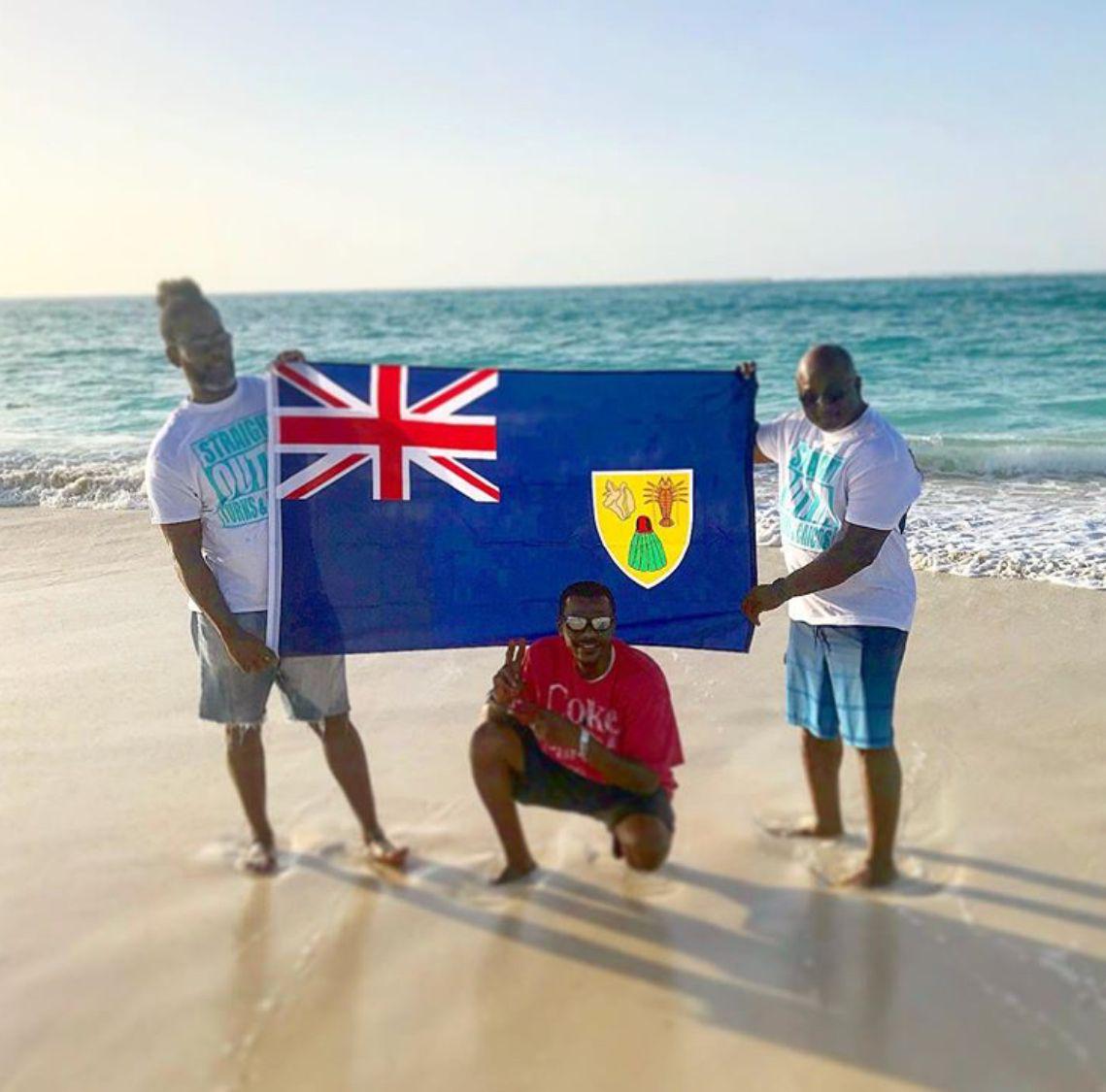 Turks & Caicos Flag Double Sided Flag