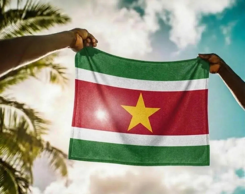 Suriname Flag Rally Towel - Irie Blues Boutique