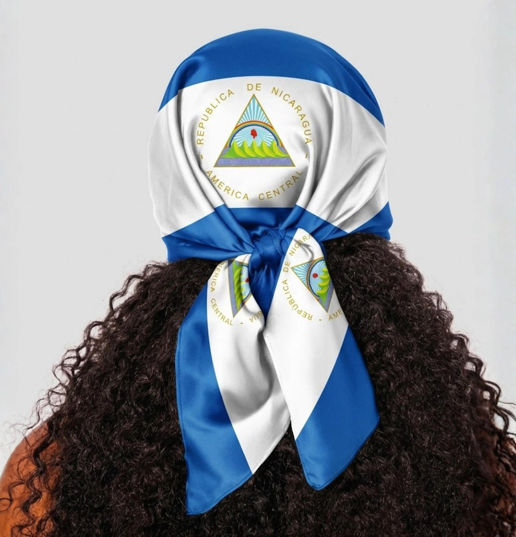 Nicaragua Flag Bandana - Irie Blues Boutique