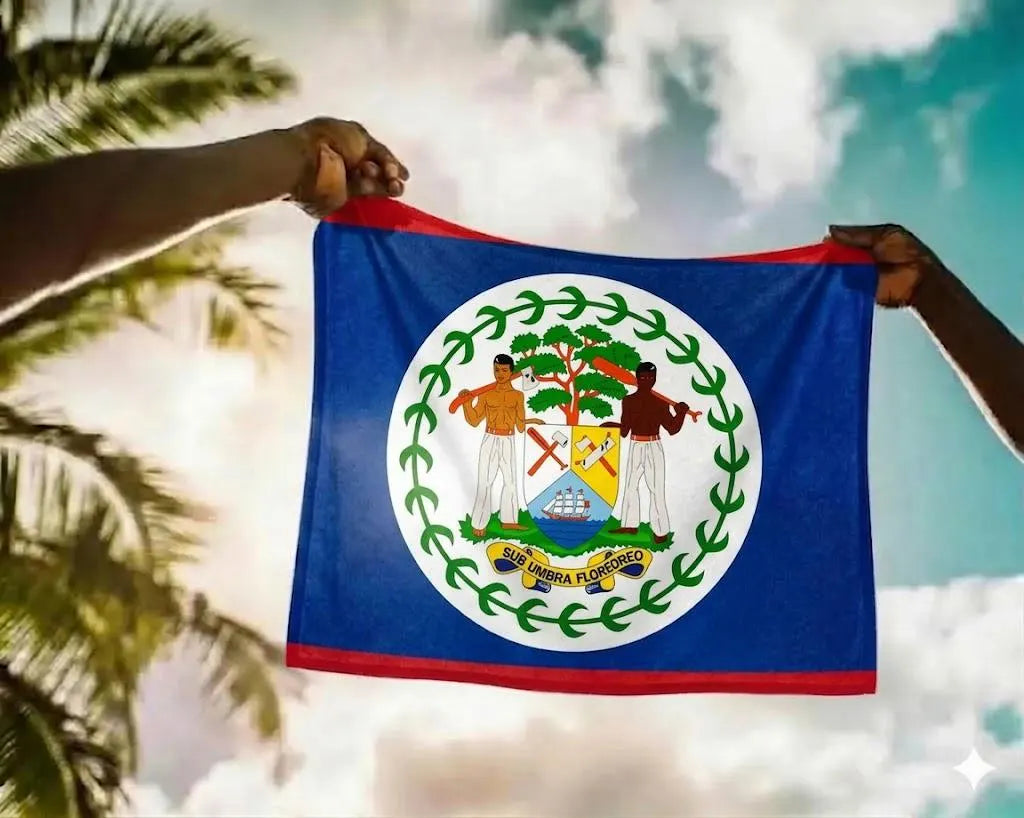 Belize Flag Rally Towel