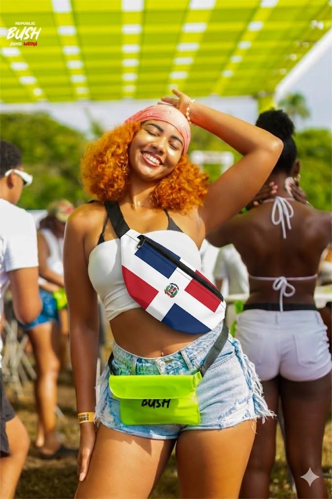 Dominican Republic Flag Fanny Pack