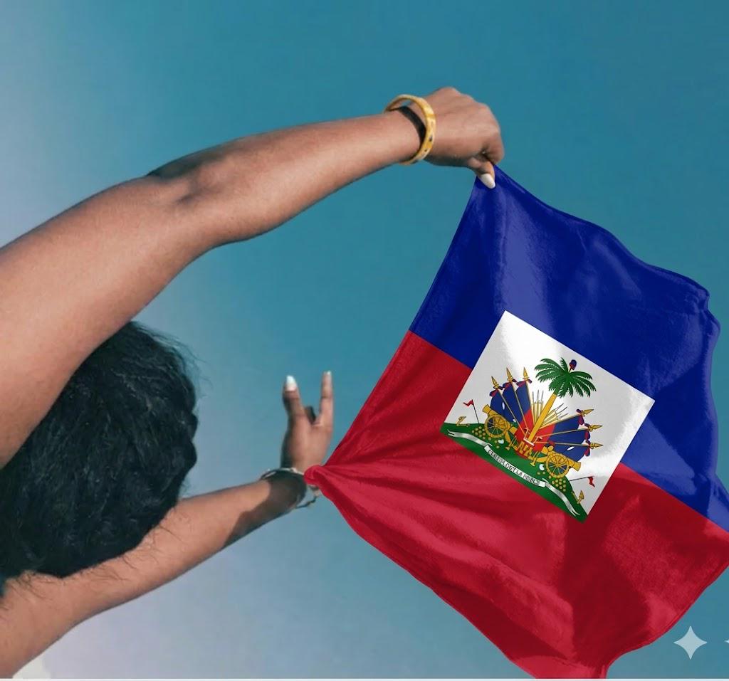 Haiti Flag Rally Towel