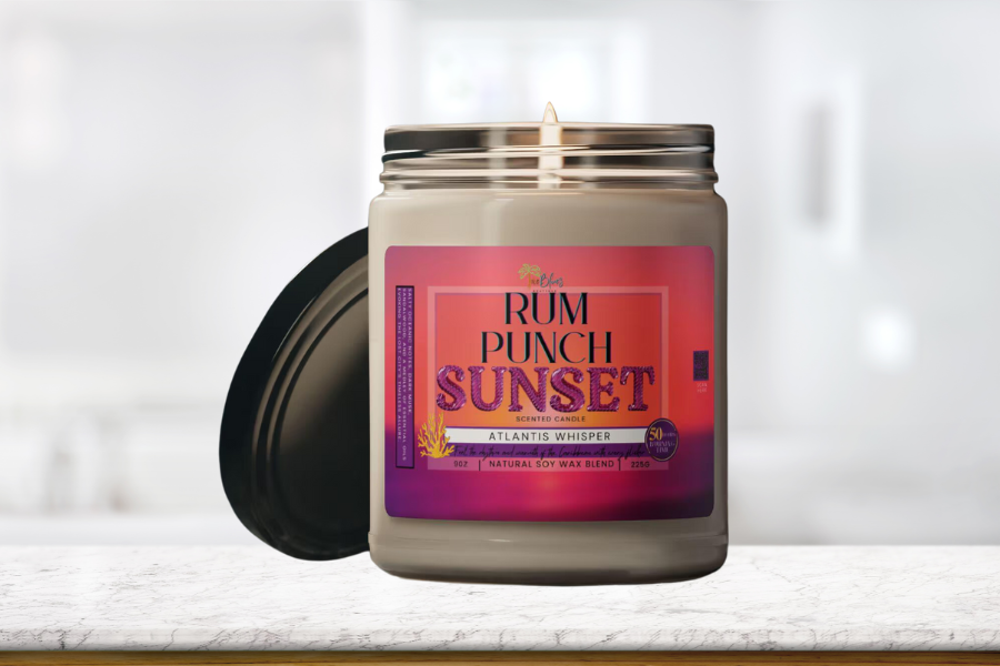 Rum Punch Sunset Scented Soy Candle - Irie Blues Boutique