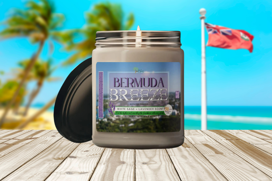 Bermuda Breeze Scented Soy Candle - Irie Blues Boutique