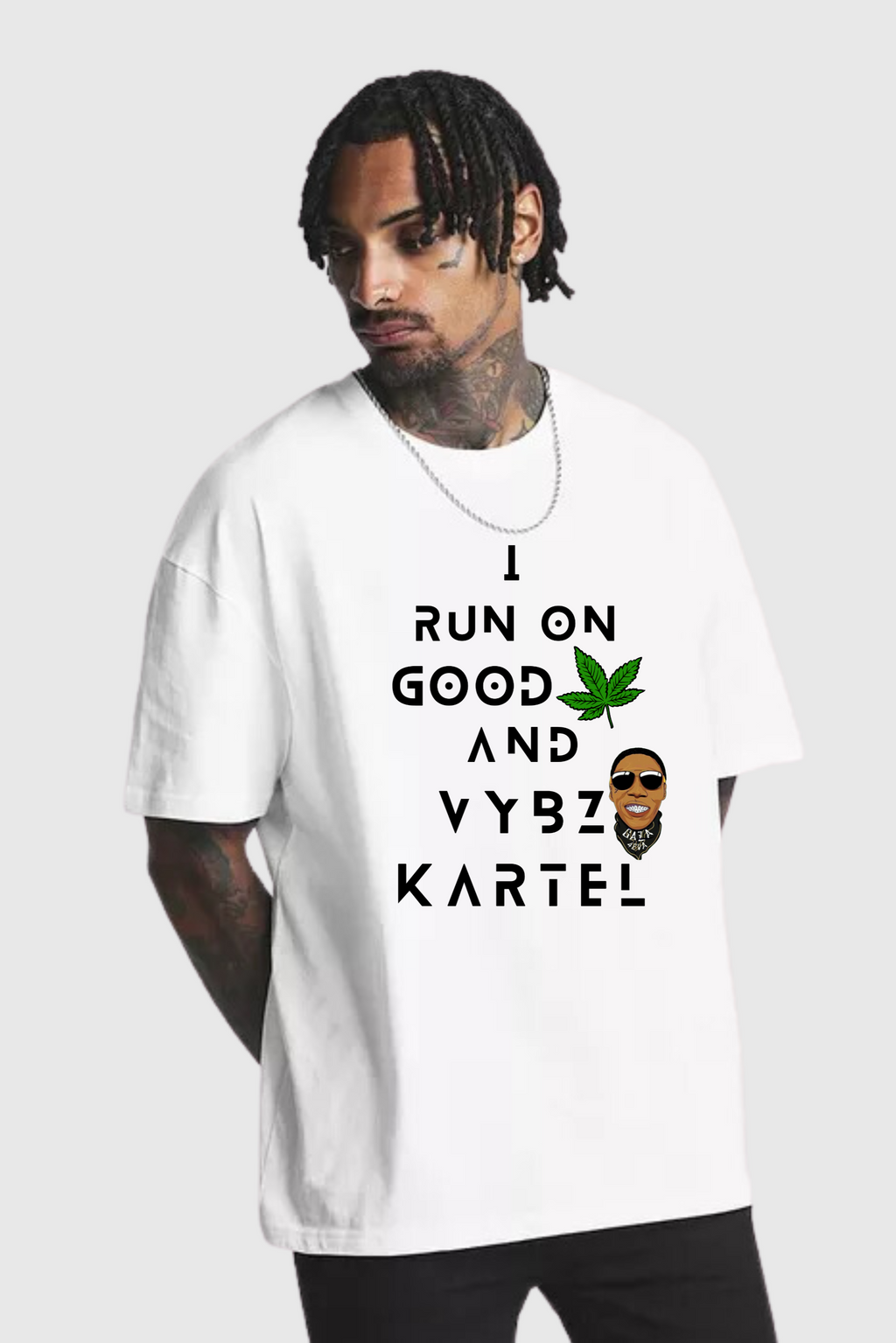 Good Weed & Vybz Kartel Unisex Jersey Short Sleeve Tee - Irie Blues Boutique