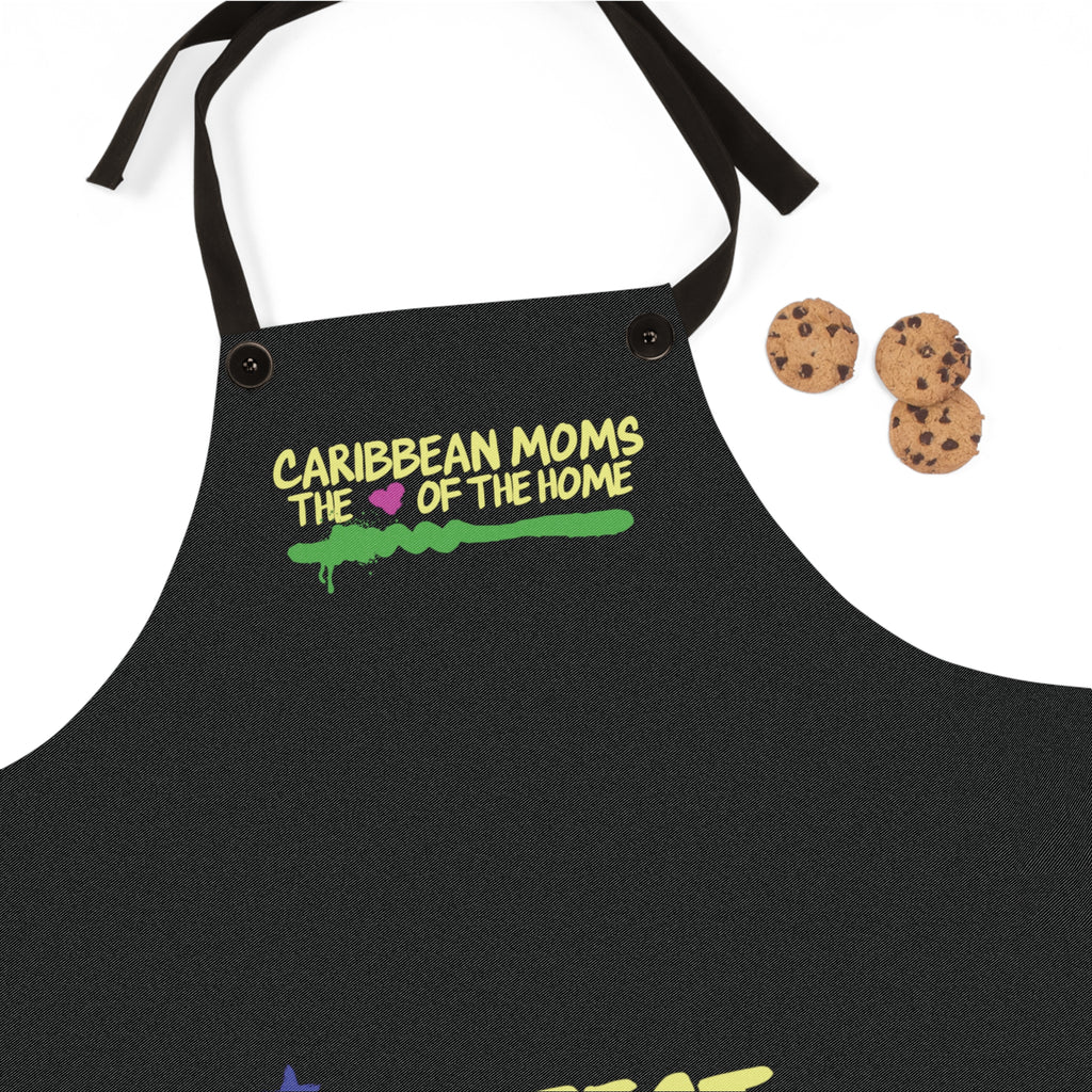 Caribbean Moms the Heart of the Home Cooking Apron - Irie Blues Boutique
