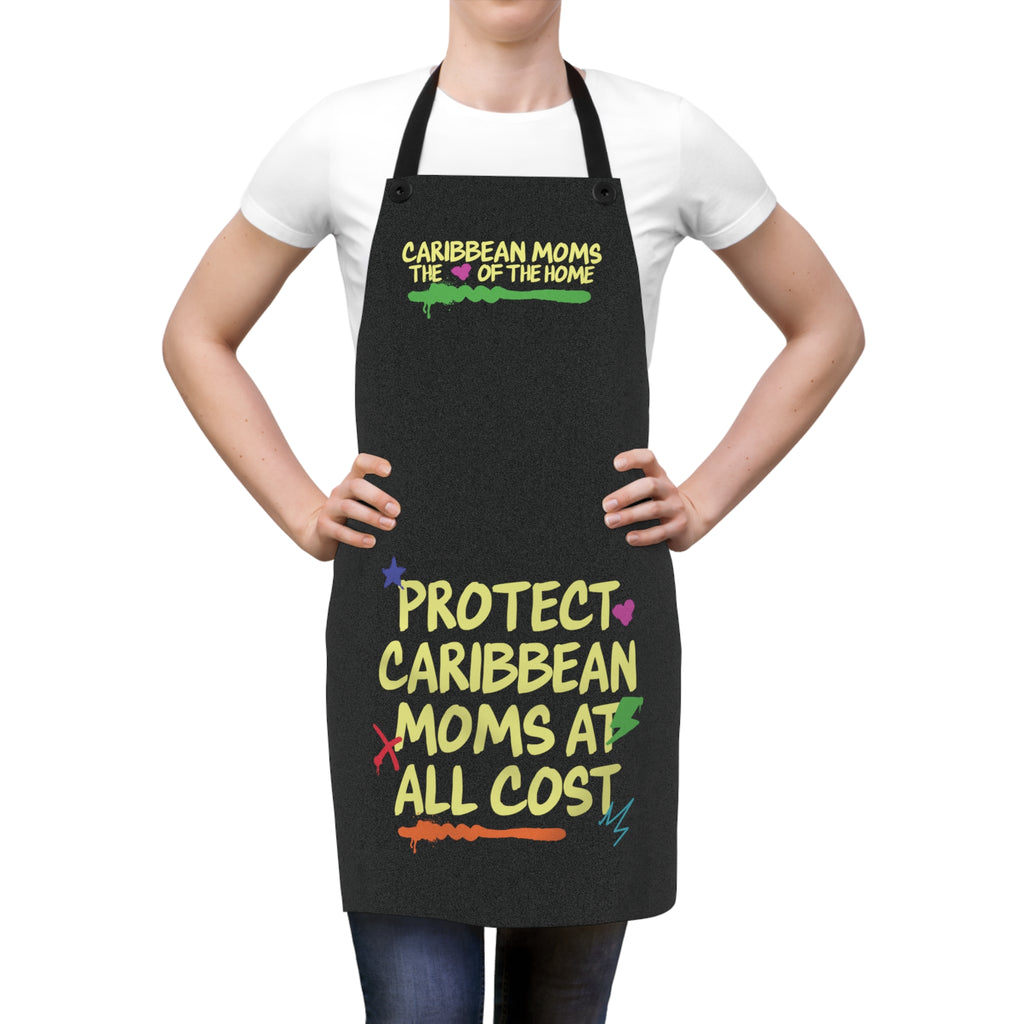 Caribbean Moms the Heart of the Home Cooking Apron - Irie Blues Boutique