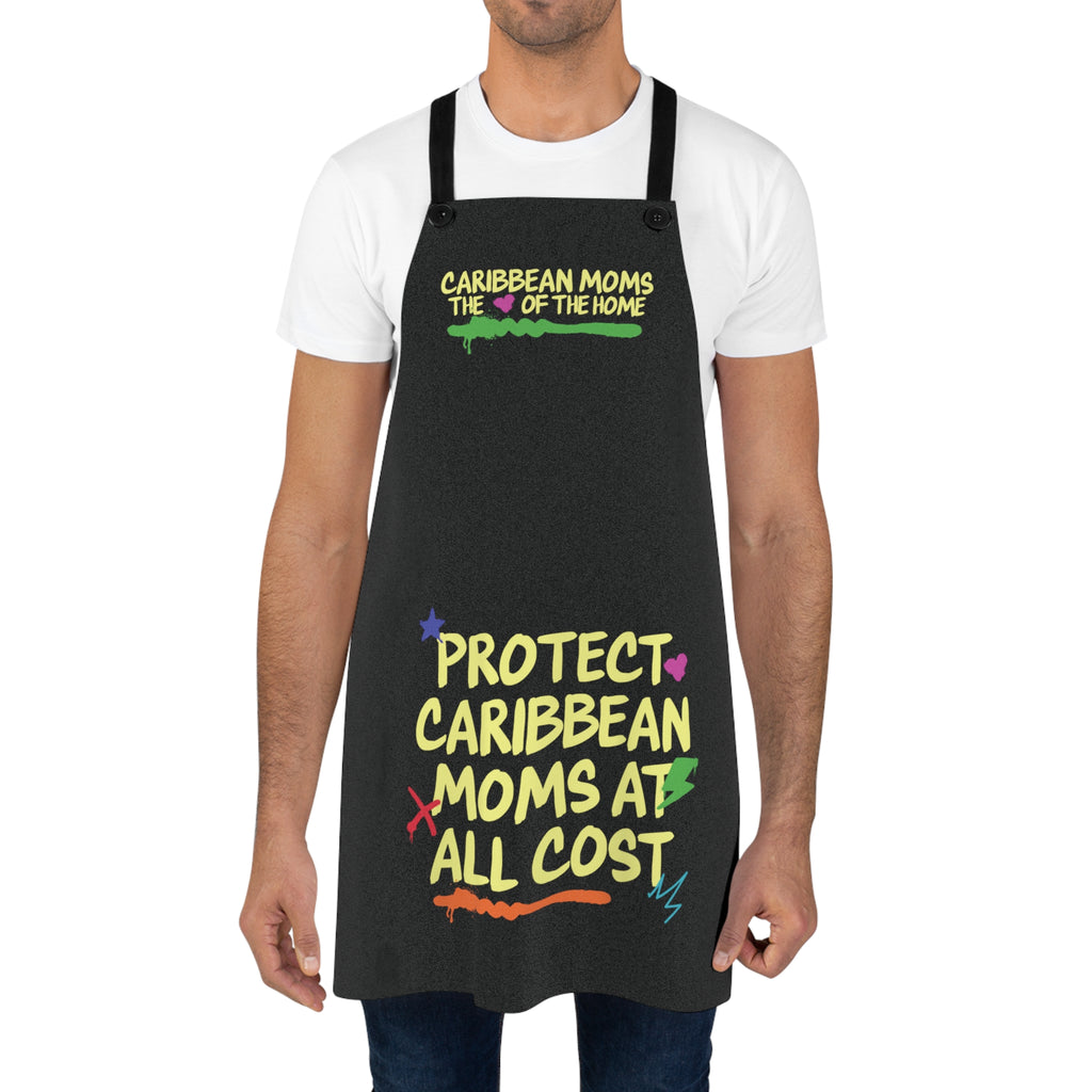Caribbean Moms the Heart of the Home Cooking Apron - Irie Blues Boutique