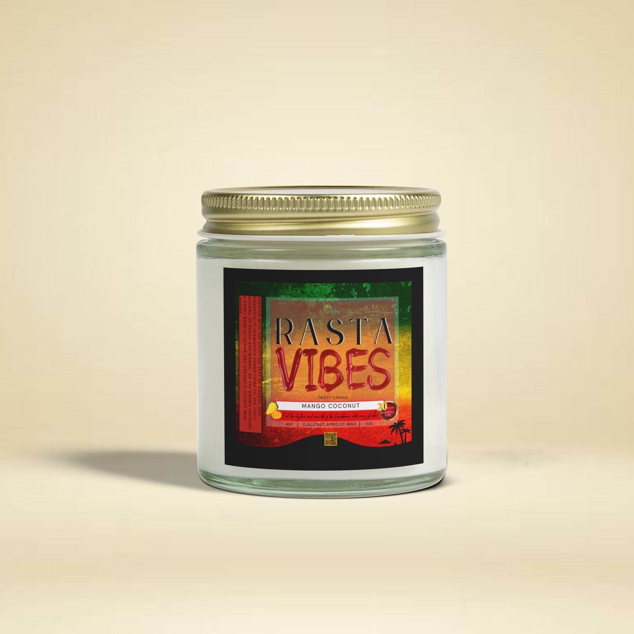 Rasta Vibes Scented Candle - Irie Blues Boutique