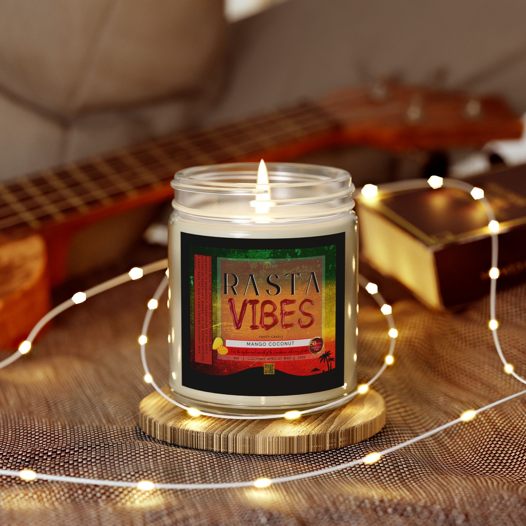 Rasta Vibes Scented Candle - Irie Blues Boutique