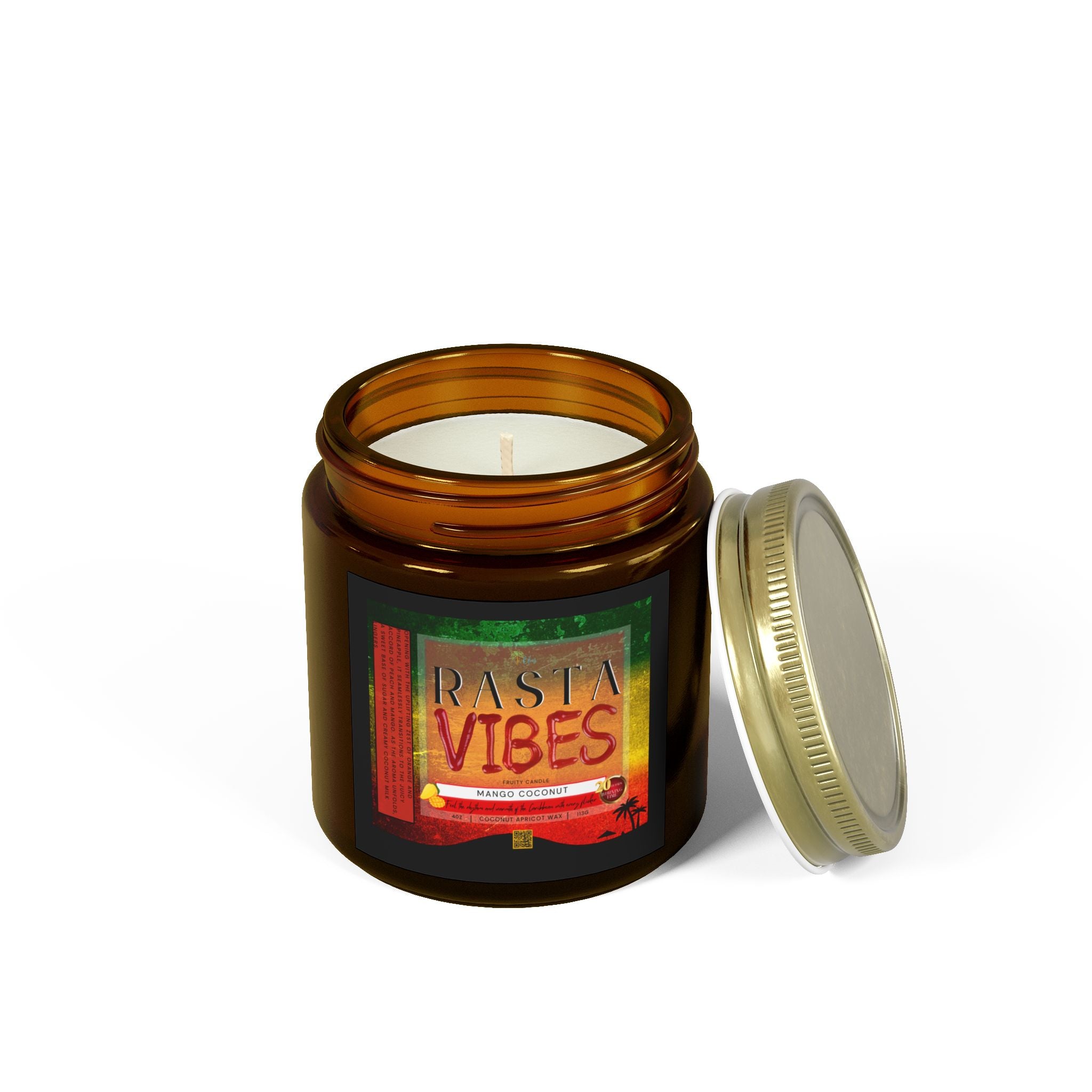 Rasta Vibes Scented Candle - Irie Blues Boutique