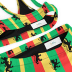 Rasta Reggae High Waisted Bikini - Irie Blues Boutique