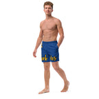 Barbados Flag Recycled Swim Trunks - Irie Blues Boutique