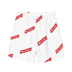 Red Stripe Beer Logo Recycled Swim Trunks - Irie Blues Boutique