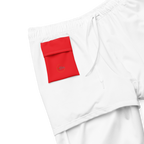 Red Stripe Beer Logo Recycled Swim Trunks - Irie Blues Boutique