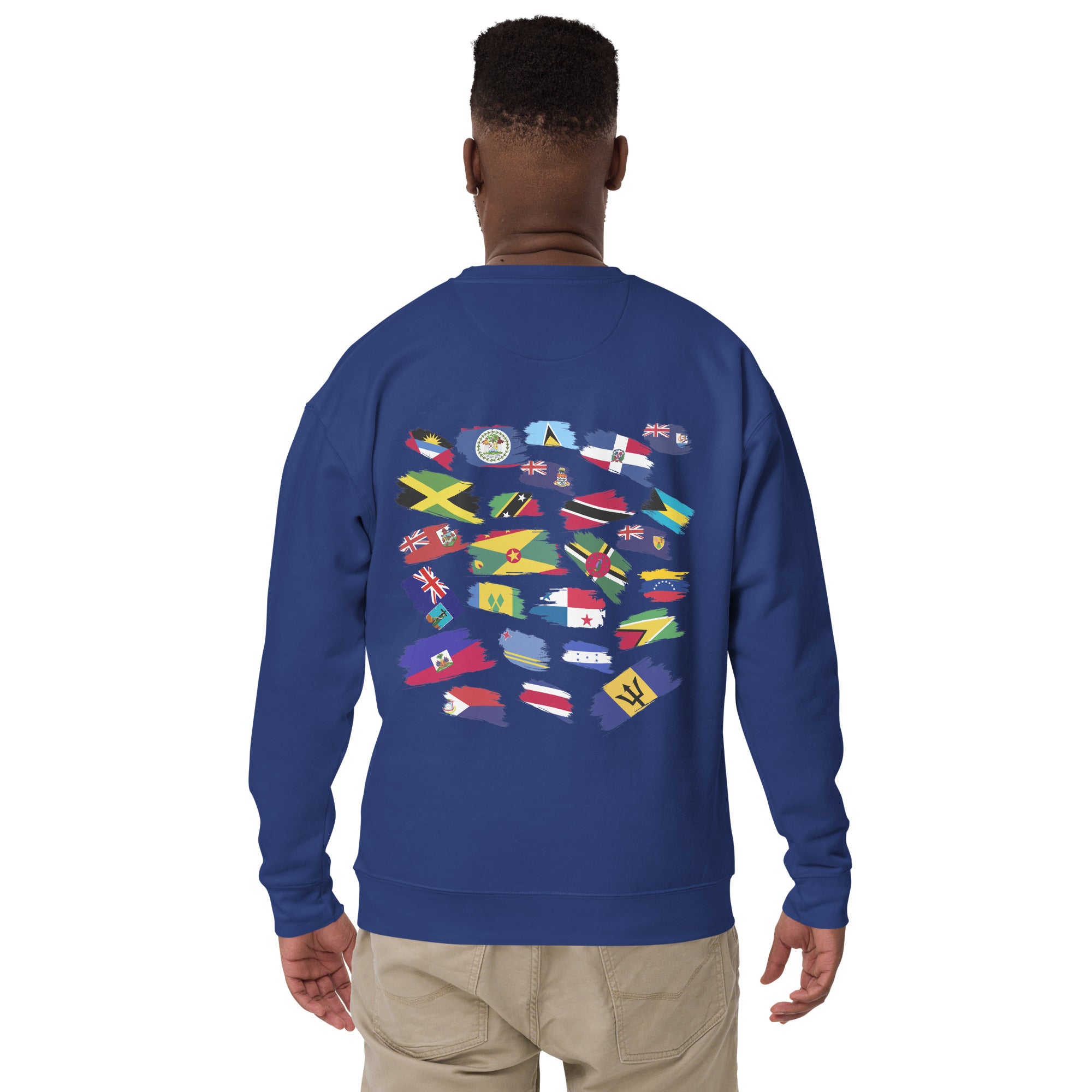 Caribbean Flag Unisex Sweatshirt - Irie Blues Boutique