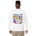 Caribbean Flag Unisex Sweatshirt - Irie Blues Boutique