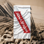 Red Stripe Beach Towel - Irie Blues Boutique
