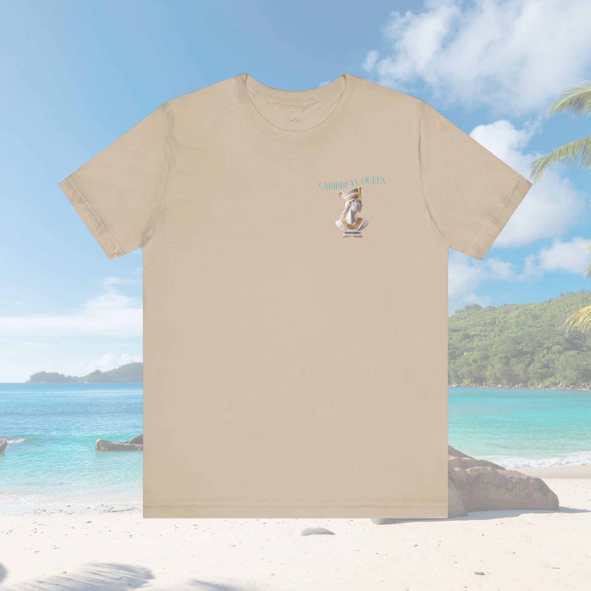 Caribbean Queen Back Print Graphic Tee - Irie Blues Boutique