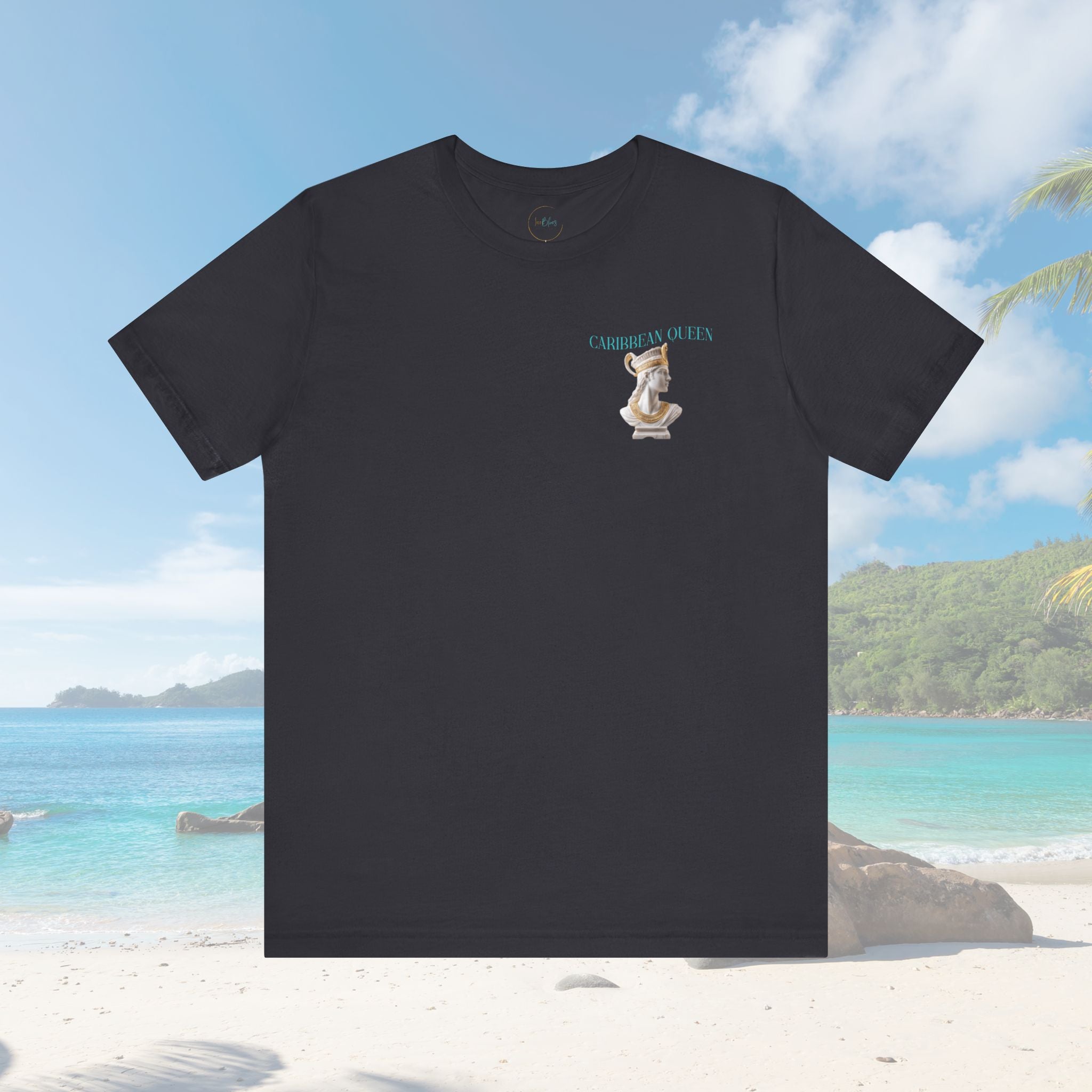 Caribbean Queen Back Print Graphic Tee - Irie Blues Boutique