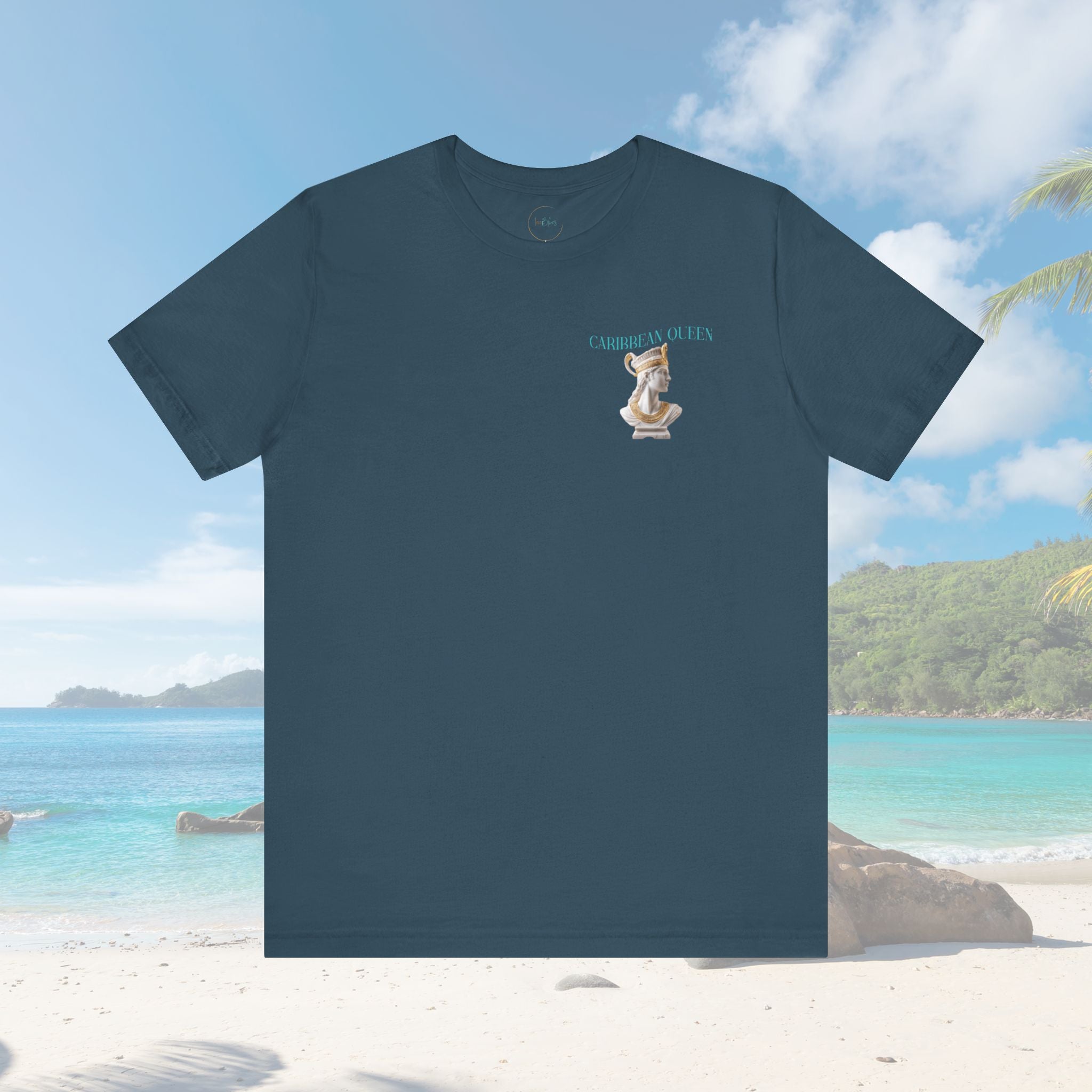 Caribbean Queen Back Print Graphic Tee - Irie Blues Boutique