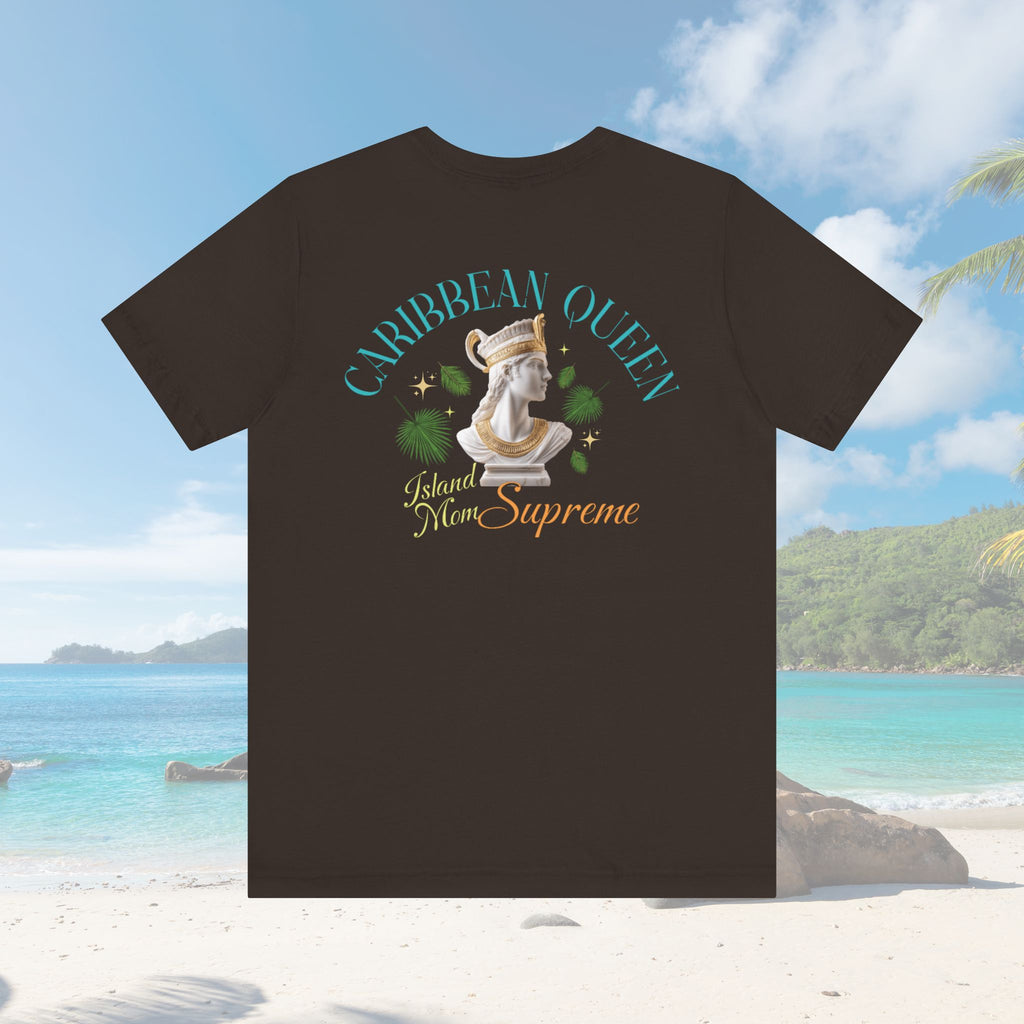 Caribbean Queen Back Print Graphic Tee - Irie Blues Boutique