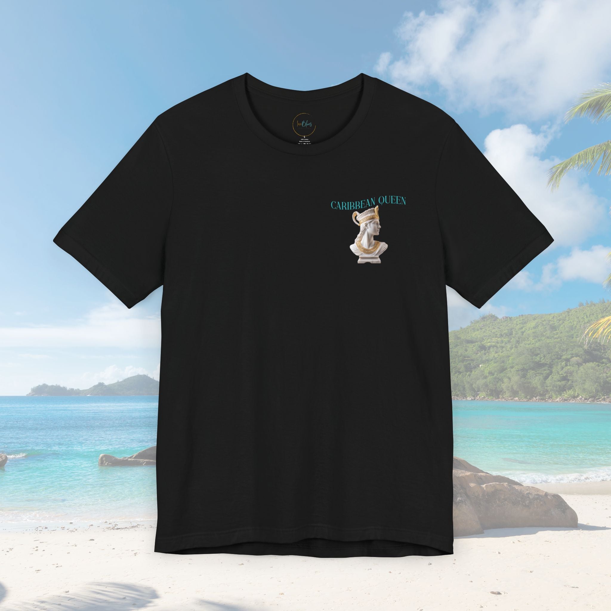 Caribbean Queen Back Print Graphic Tee - Irie Blues Boutique