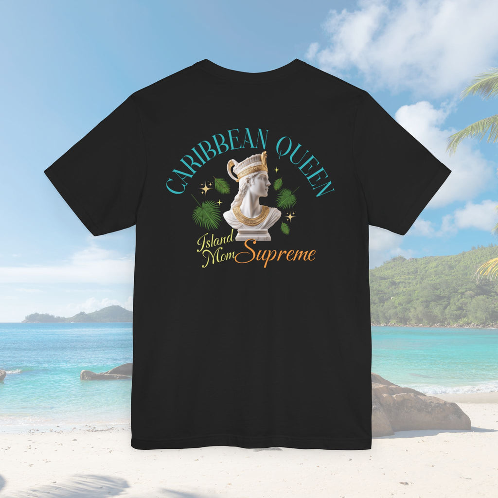Caribbean Queen Back Print Graphic Tee - Irie Blues Boutique