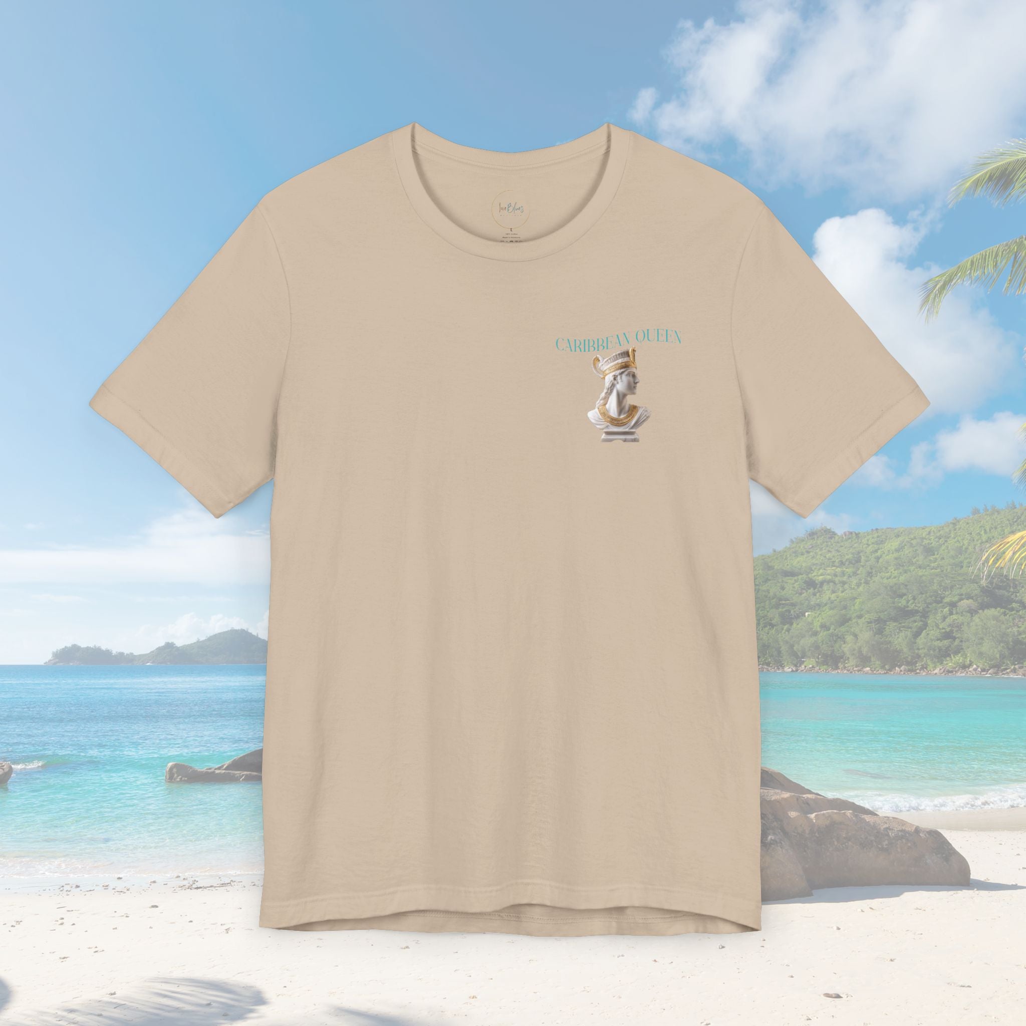 Caribbean Queen Back Print Graphic Tee - Irie Blues Boutique