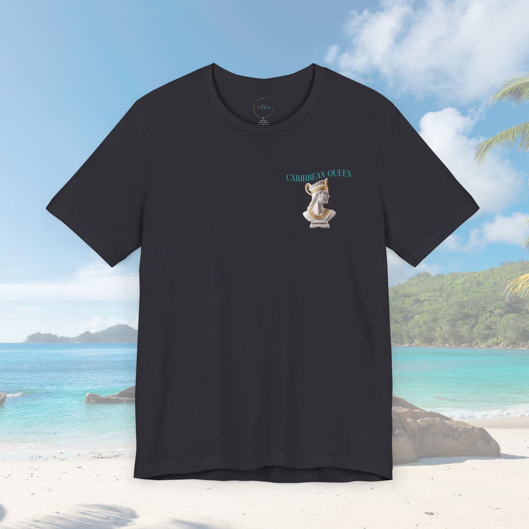 Caribbean Queen Back Print Graphic Tee - Irie Blues Boutique