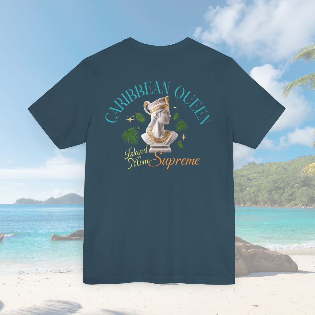 Caribbean Queen Back Print Graphic Tee - Irie Blues Boutique