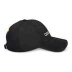 One Love Rastafarian Flag Embroidered Denim Hat - Irie Blues Boutique
