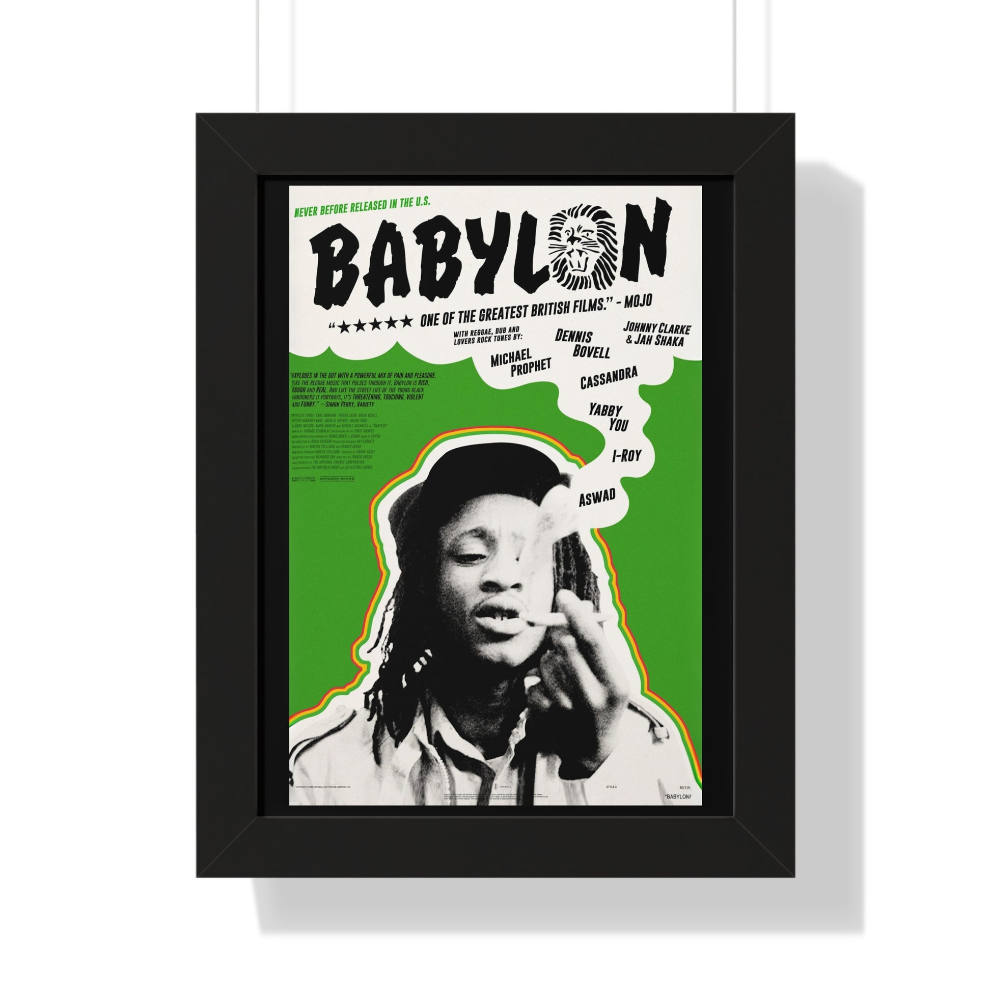 Vintage Jamaican Babylon Movie Poster - Irie Blues Boutique