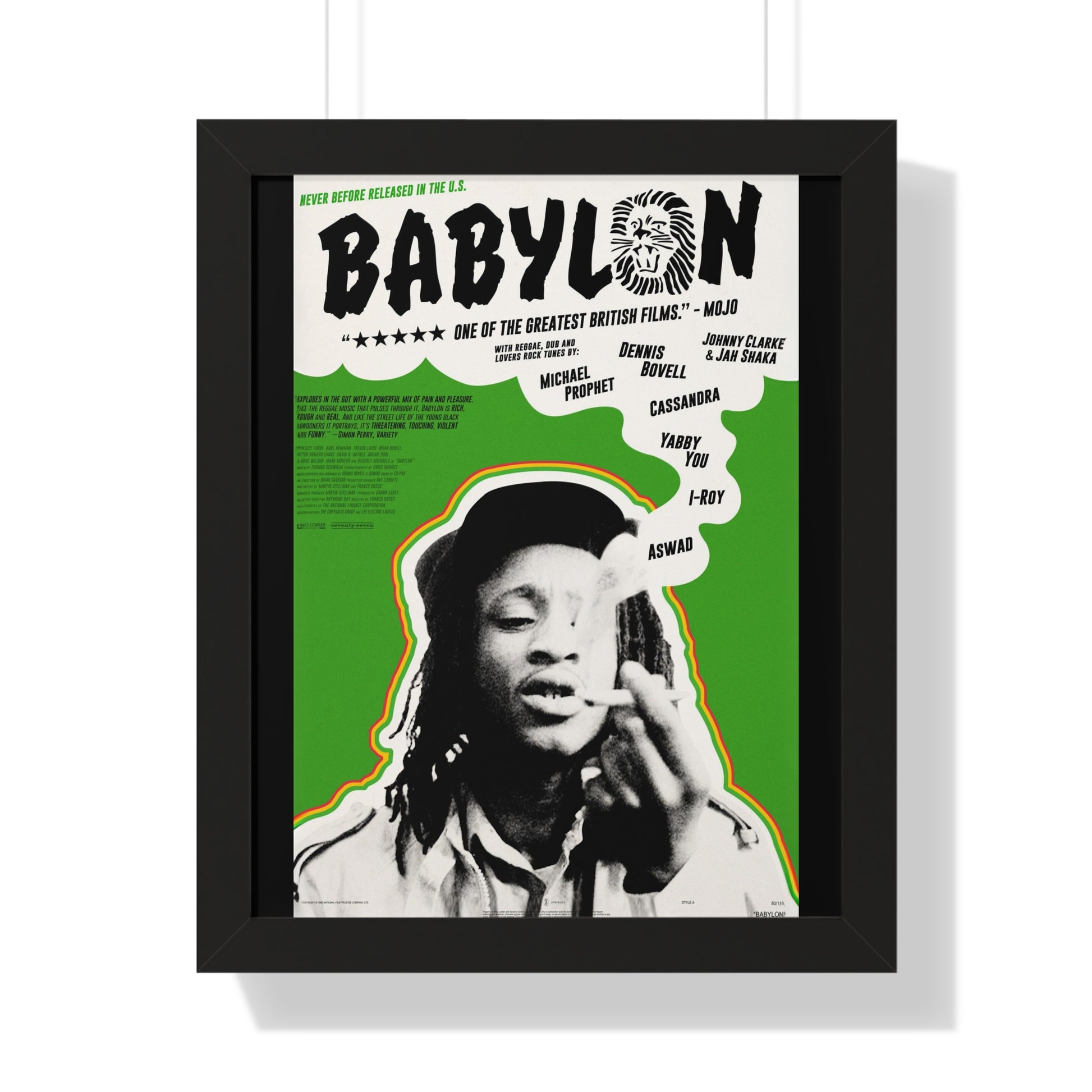 Vintage Jamaican Babylon Movie Poster - Irie Blues Boutique