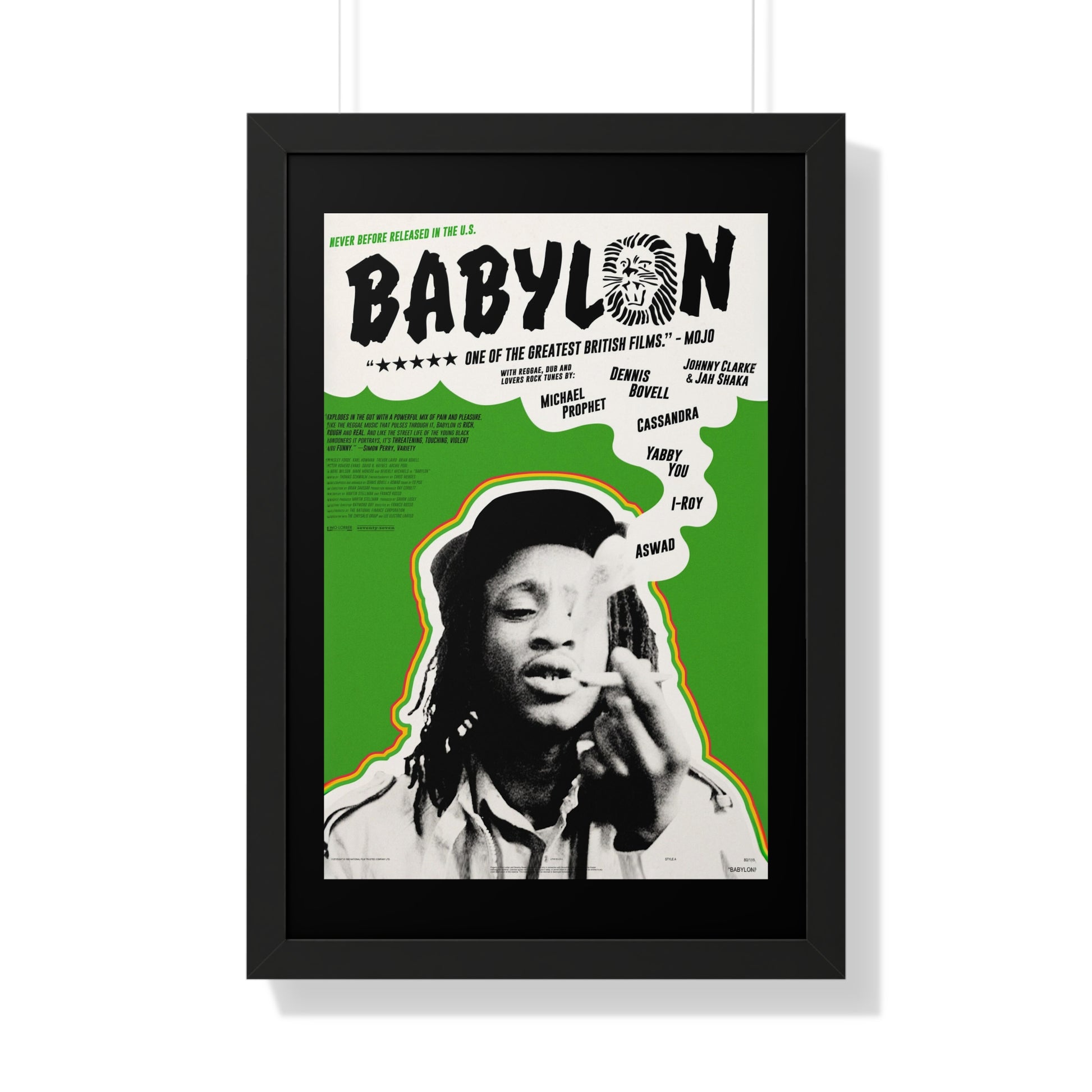 Vintage Jamaican Babylon Movie Poster - Irie Blues Boutique