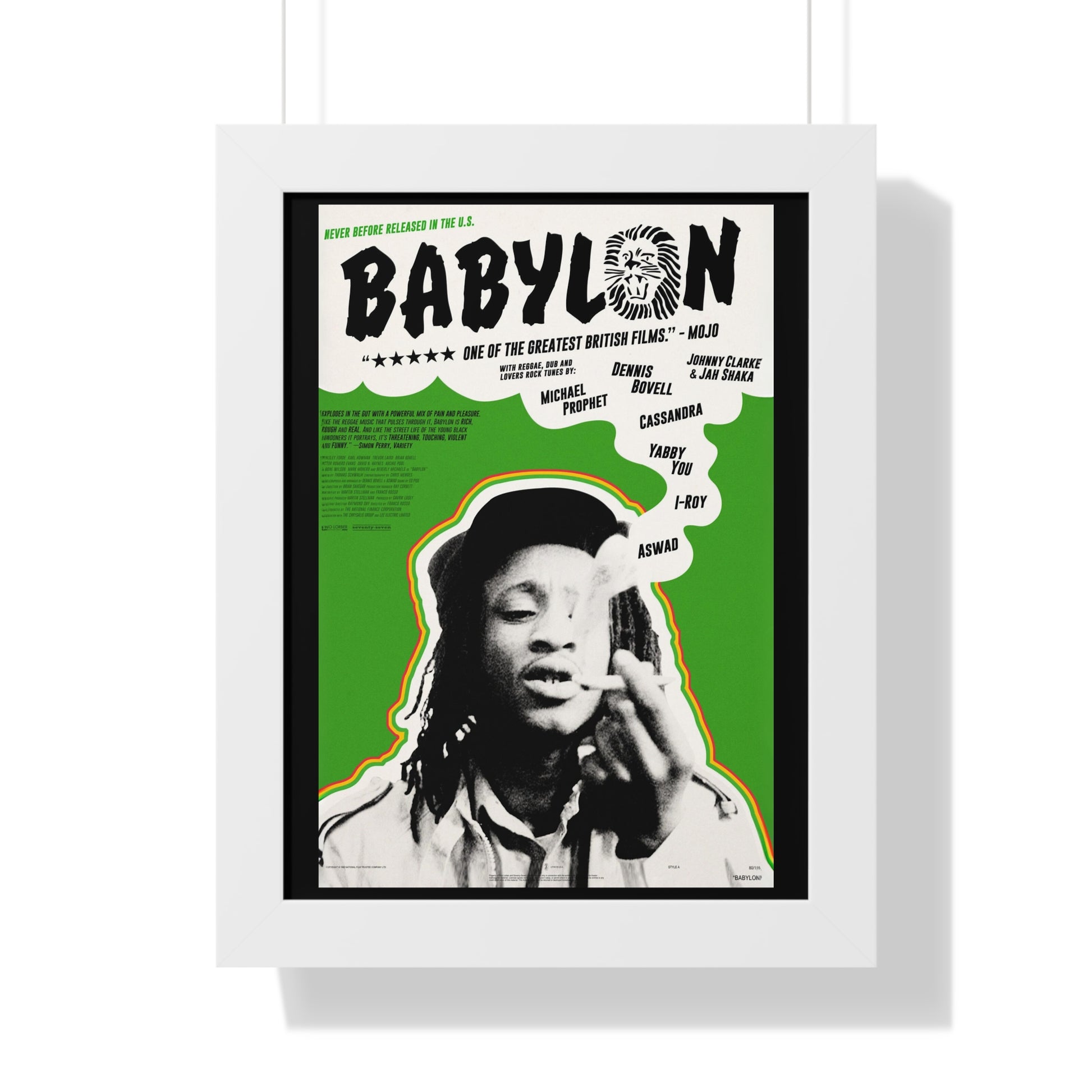 Vintage Jamaican Babylon Movie Poster - Irie Blues Boutique