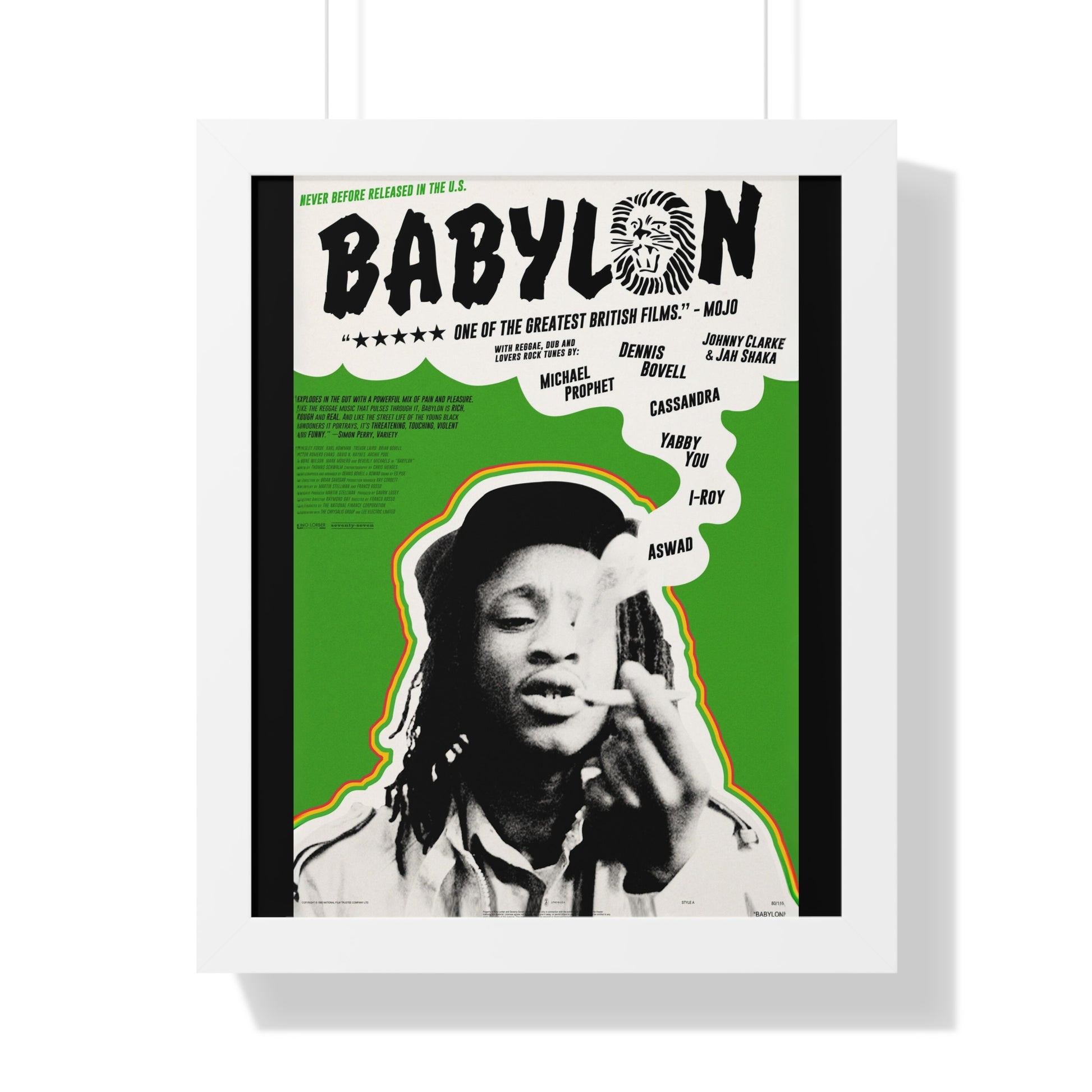Vintage Jamaican Babylon Movie Poster - Irie Blues Boutique