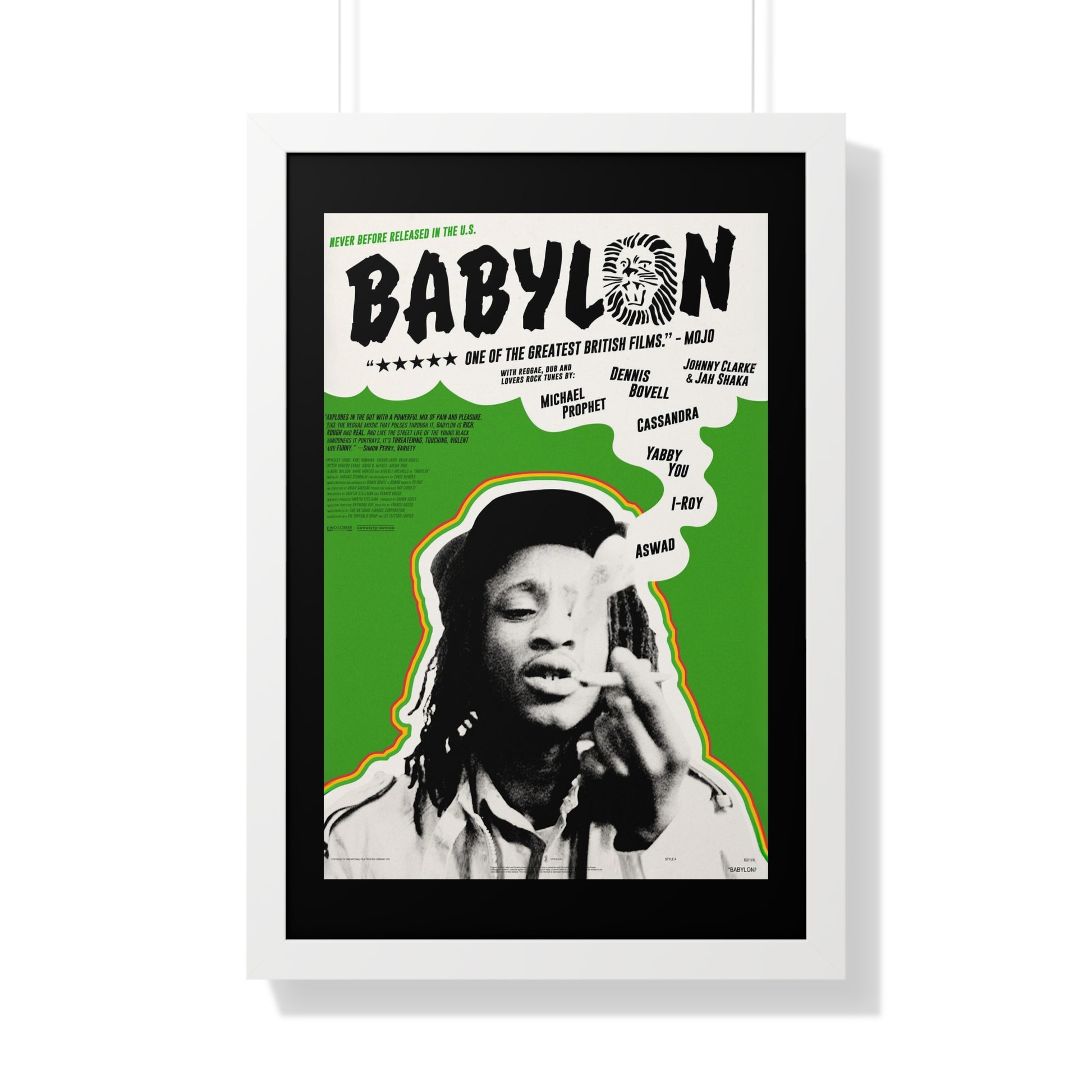 Vintage Jamaican Babylon Movie Poster - Irie Blues Boutique