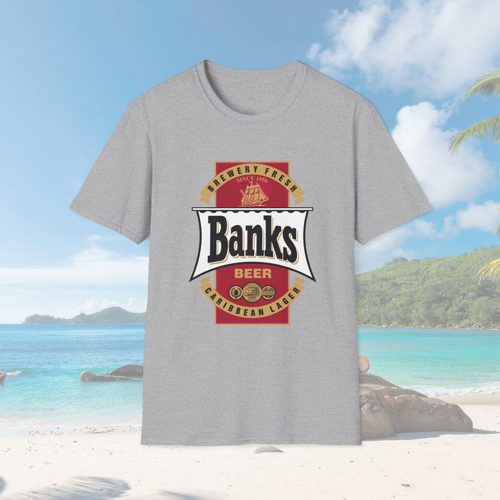 Barbados Banks Beer Logo Unisex T-Shirt - Irie Blues Boutique