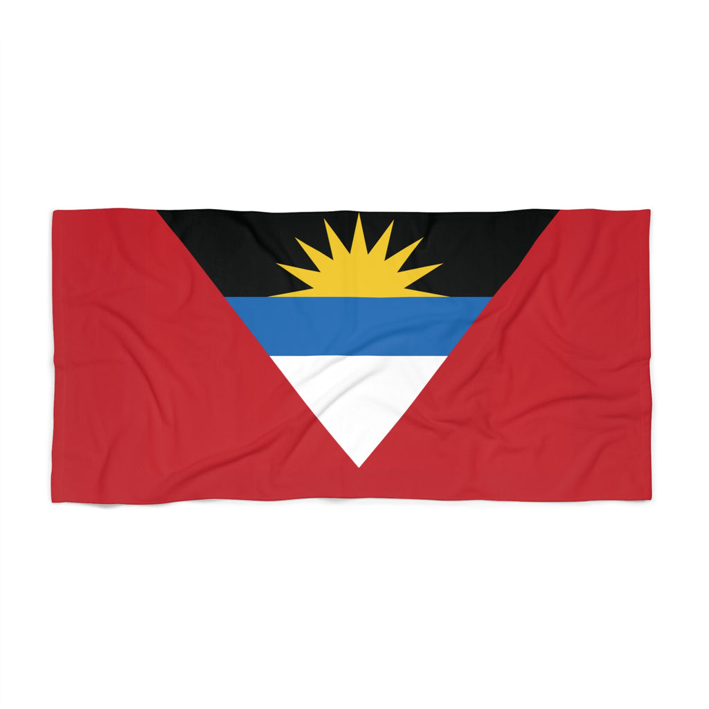 Antigua & Barbuda Flag Beach Towel - Irie Blues Boutique