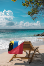 Antigua & Barbuda Flag Beach Towel - Irie Blues Boutique